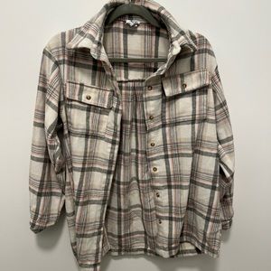 Princess Polly Gray Plaid Shacket